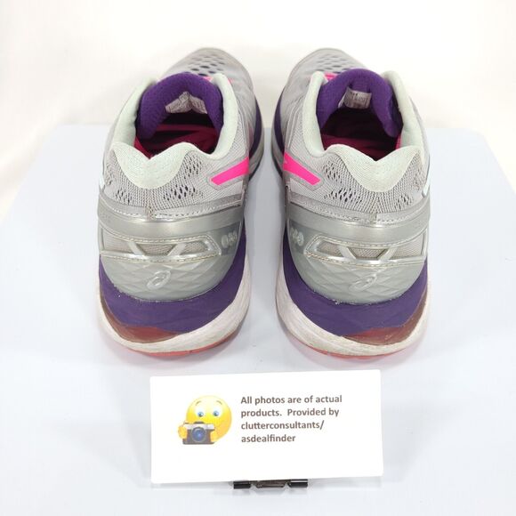 Asics Gel-Kayano 23 Athletic Running Shoes Womens Size 9 T696N Gray Pink - Picture 3 of 9